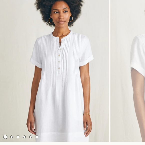 FAHERTY Linen dress size S - Picture 5 of 11